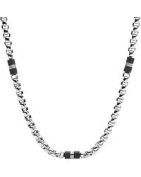 Fossil - Stainless Steel Stainless Steel Necklace - Lyst