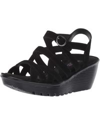 skechers parallel dream queen wedge sandal