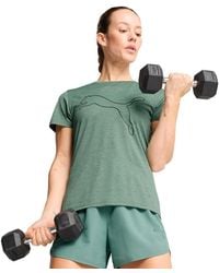 PUMA - Train All Day Essential Logo T-shirt - Lyst