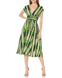 Tracy Reese - Abstract Print Fit And Flare Dress - Lyst