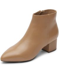 Rockport - Milia Block Bootie Ankle Boot - Lyst