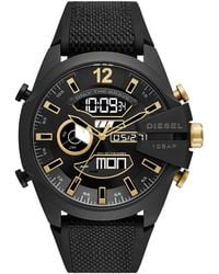 DIESEL - Mega Chief Analog Digital Silicone Watch - Dz4552 - Lyst