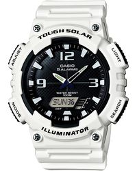 G-Shock - Aq-s810wc-7avcf Analog-digital Display Quartz White Watch - Lyst