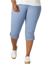 Relaxed Fit Cargo Skimmer Capri Pant 