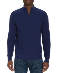 Robert Graham - Reisman 1/4-zip Long-sleeve Sweater - Lyst