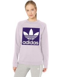 Adidas Trefoil Sweatshirts for Women - Up to 65% off | Lyst