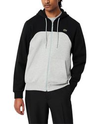 Lacoste - Classic Fit Colorblock Zip Sweatshirt - Lyst
