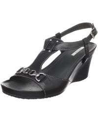 Geox - Donna Roxy 20 Sandal,black,40 Eu/10 M Us - Lyst
