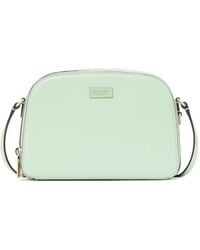 Kate Spade - Serena Saffiano Leather Double Zip Dome Crossbody - Lyst