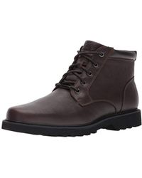 rockport men's northfield wp plain toe chukka boot