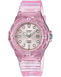 G-Shock - 'dive Series' Quartz Transparent Resin Casual Watch Lrw-200hs-4evcf - Lyst
