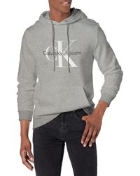 Calvin Klein - Monogram Logo Hoodie - Lyst