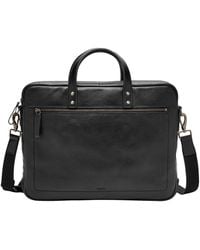 Fossil - Double Zip Briefcase - Lyst