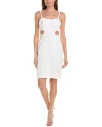BCBGeneration - Bcbg New York Sleeveless Sweetheart Neck Twill Mini Day Dress - Lyst