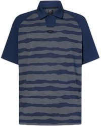 Oakley - C1 Wave Length Stripe Polo - Lyst