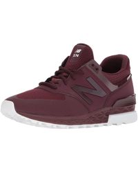 new balance 574s maroon