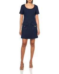 Trina Turk - Square Neck A Line Dress - Lyst