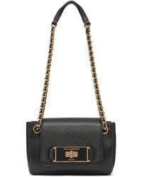 Karl Lagerfeld - Paris Bridgette Leather Crossbody Bag With Chain Strap - Lyst