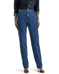 Lee Jeans - Missy Relaxed-fit Side Elastic Tapered-leg Jean - Lyst