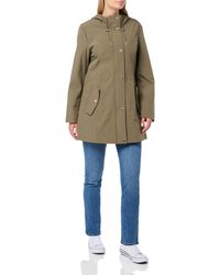 Tommy Hilfiger - Hooded Transitional Adjustable Waist Softshell Rain Coat Quilted Jacket - Lyst