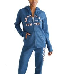Aéropostale - Aéropostale Logo Full Zip Hoodie-arches-ny - Lyst