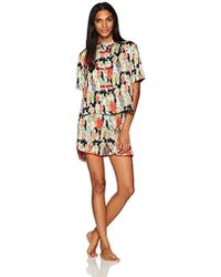 Natori Dynasty Short Set Pj - Black