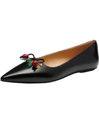 COACH - Runway Flat With Cherries Ballet - Lyst