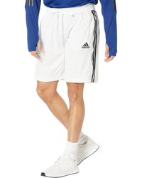adidas - Mens Designed To Move 3-stripes Short White/black X-large - Lyst