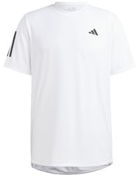 adidas - Club 3-stripes Tennis Tee - Lyst
