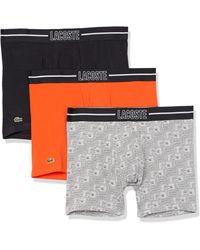 Lacoste - 3-pack Cotton Stretch Boxer Brief - Lyst