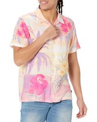 Guess - Short Sleeve Eco Rayon Grtns Frm Shirt - Lyst