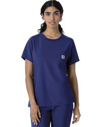 Carhartt - Scrubs C13510 Force® Crew Neck Scrub Top X-large Galaxy Blue - Lyst