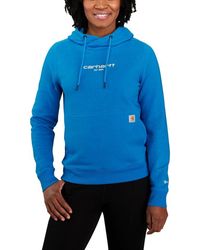 Carhartt - Womens Force Relaxed Fit Lightweight Graphic Hooded Sweatshirt - Lyst