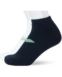 Emporio Armani - , 2-pack Ankle Socks, Marine/bianco, One Size - Lyst