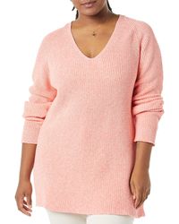 Marchio Goodthreads Cotton Half-Cardigan Stitch Mock Neck Sweater Donna 