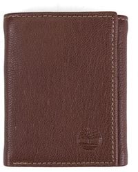Timberland - Mens Genuine Leather Rfid Blocking Trifold Travel Accessory Tri Fold Wallet - Lyst