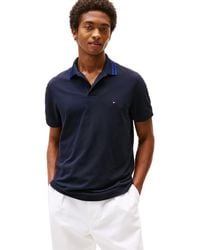 Tommy Hilfiger - Short-sleeved Casual Dri Polo Shirts In Regular Fit With Moisture Wicking And Stretch - Lyst