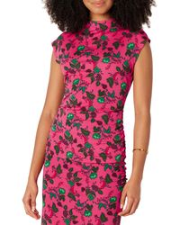 Amazon Essentials - Slim-fit Extended-sleeve Ruched Matte Jersey Top - Lyst