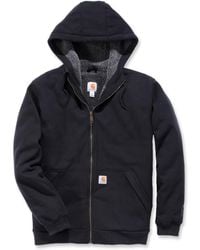 Carhartt - Rain Defender Rockland Sherpa Lined Hooded Sweatshirt Sweater - Lyst