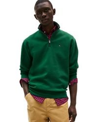 Tommy Hilfiger - S 1/4 Zip Up Sweatshirt - Lyst