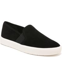 Vince - S Blair-5 Slip On Fashion Sneaker Black Suede 9.5 M - Lyst