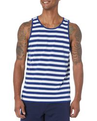 Amazon Essentials - Regular-fit Stripe Tank Top T-shirt - Lyst