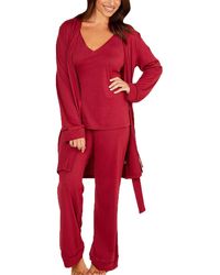 Cosabella - Womens Bella Curvy Cami Pants And Robe Pajama Set - Lyst