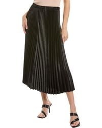 Anne Klein - Pull-on Pleated A-line Skirt - Lyst