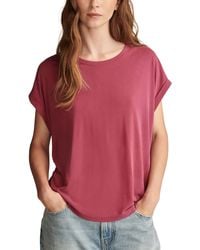 Lucky Brand - Short Sleeve Sandwash Dolman Tee - Lyst