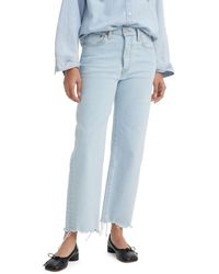 Levi's - Ribcage Straight Ankle Jeans, - Lyst