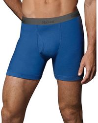 Hanes - Ultimate Tagless Boxer Briefs-multiple Colors - Lyst