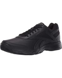 Reebok Leather Work N Cushion 3.0 Kc Walking Shoe in Black/Black (Black)  for Men | Lyst