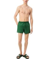 Lacoste - Quick-dry Swim Trunks - Lyst