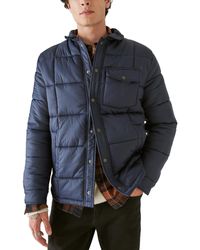 Lucky Brand - Quilted Nylon Shirt Jacket - Lyst
